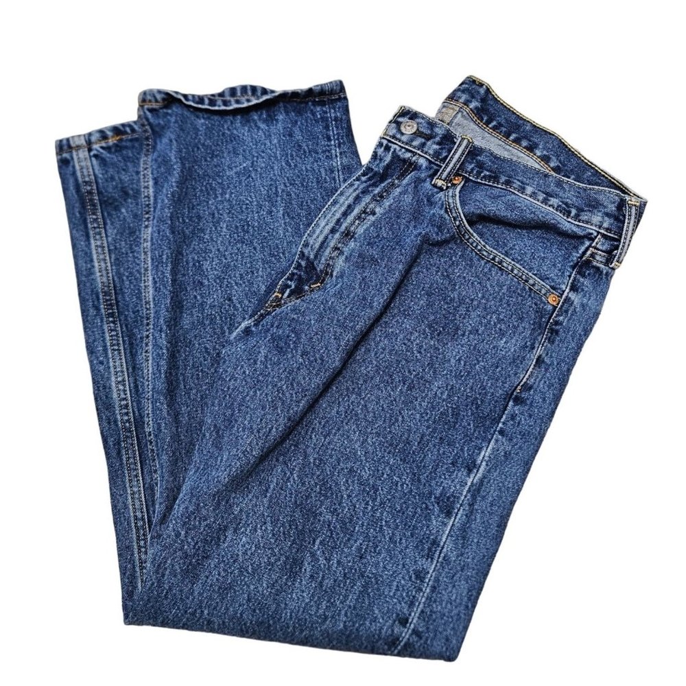 Vintage Levi's Jeans Mens W36 L29 505 Straight Leg Blue Denim Casual